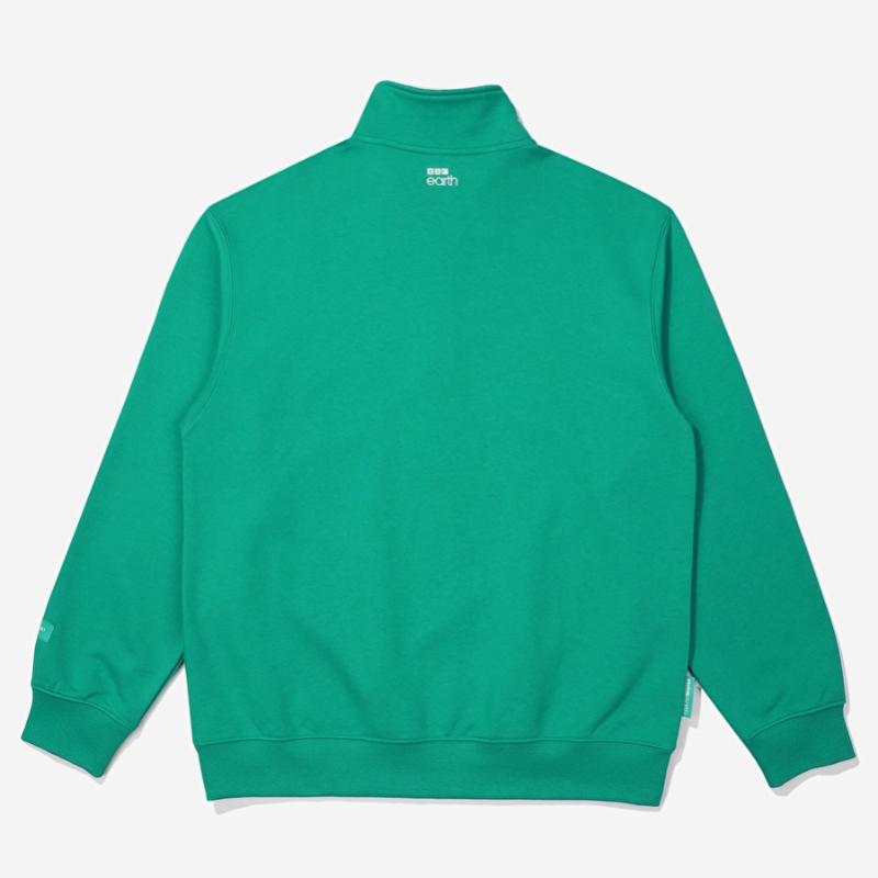 Essential Half Zip  Green  23ss