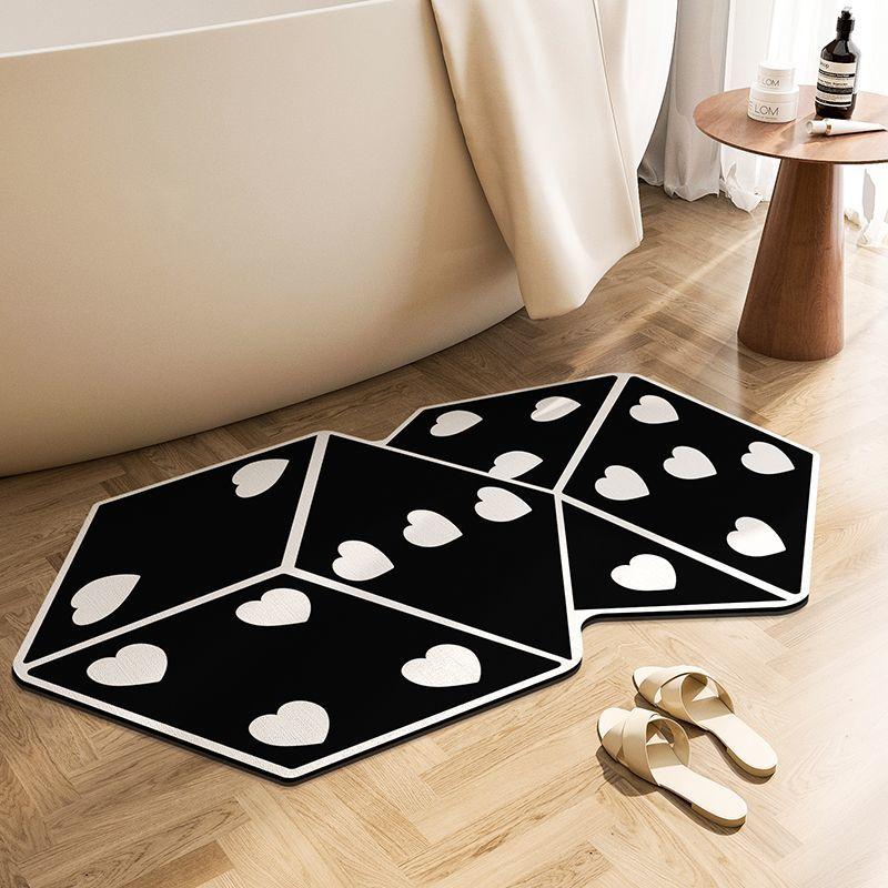 

Коврик для ванной, впитывающий коврик для ног из диатомовой земли для ванной, противоскользящий ковер для ванной 40X60cm 15.7X23.6in