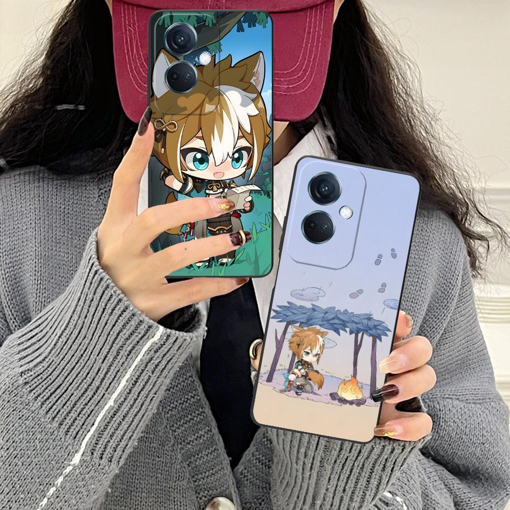 Game GI Gorou Mobile Phone Case for OPPO Find X9 X8 X7 X6 X5 X3 X2 Plus s Pro Ultra Lite Colorful Printing Cover Pretty Luxury