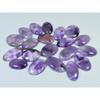 320Cts. Natural Amethyst Lace Agate Oval Cabochon Loose Gemstone 20 Pcs Lot C-2868