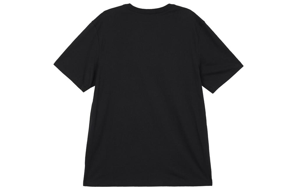 Nike T Shirts Men's Black Crew Neck Moderate Straight Fit DQ1884-010