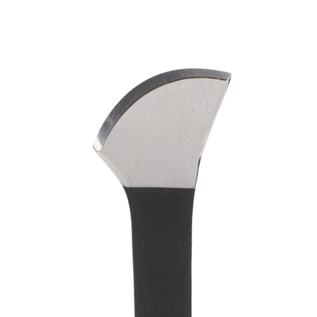 Pedicure Knife Tool Half Round High Manganese Steel Portable Clean Pedicure Knife Scraper for Callus