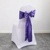5pcs Vintage Satin Wedding Chair Sashes 275cm Chair Back Ribbon Bow Chair Cover  Baby Shower