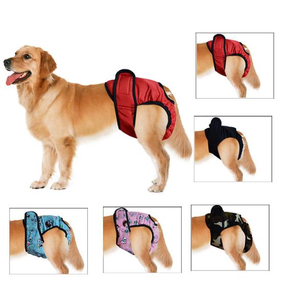Cute Female Dog Cartoon Diaper Washable Sanitary Physiological Pants Underwear