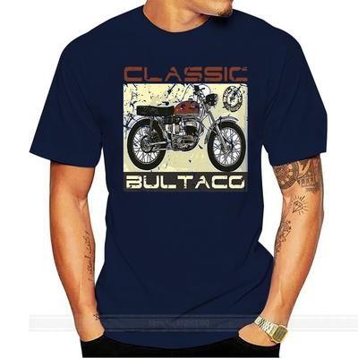 T Shirt Bultaco Classic Dirt Bikes Mens TShirt Male Brand Teeshirt Men Summer Cotton T Shirt
