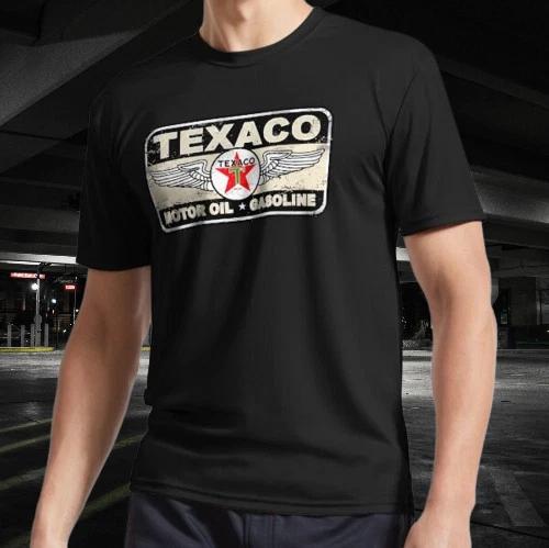 

Texaco Oil Logo sign Active T-Shirt Funny Size Mode American T-shirt S