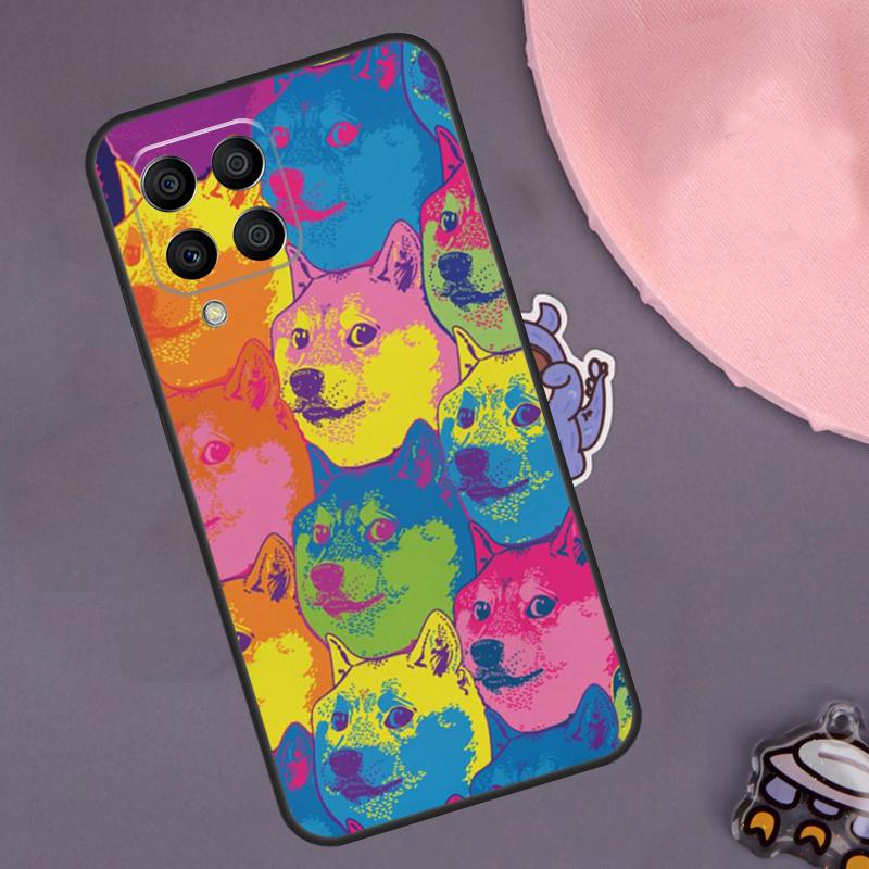 DOGE MEME Shiba Inu Dog Case For Samsung Galaxy M14 M34 M54 M21 M31 M51 M12 M32 M52 M30s M20 M55 M13 M23 M33 M53
