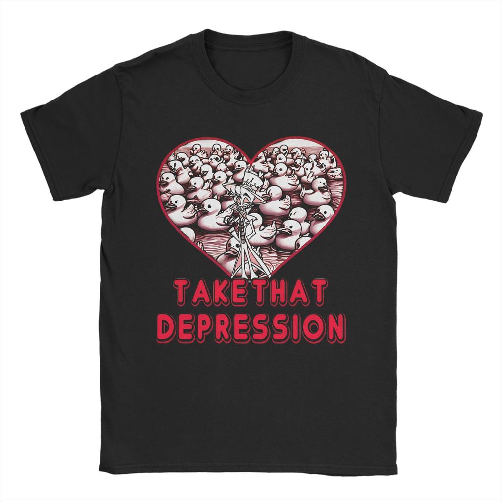 Oversized T-Shirt Summer Hazbins Hotel Hip Hop T Shirts Rosie Landscape Cotton Tshirt for Mens Y2K Printed Short Sleeve Tees