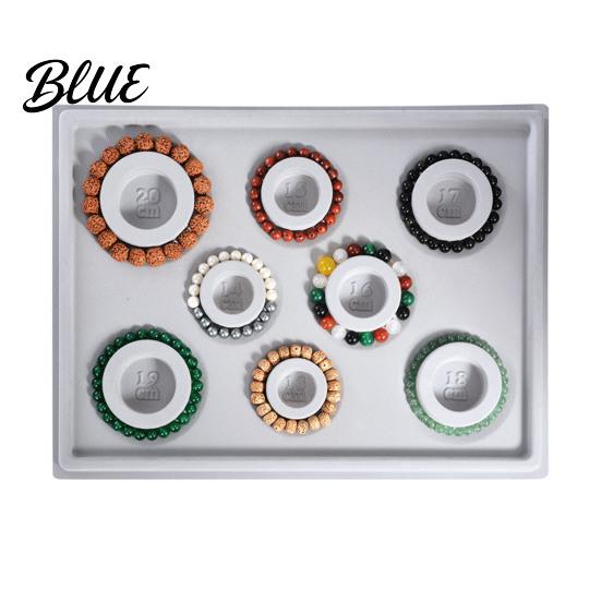 Schmuck-Planungsbrett Perlen-Design DIY-Herstellungsschale Beflockter Organizer