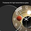 Simple Digital Wall Clock Silent Non Ticking Punch Free Wall Mounted Clock for  Kitchen Living Room Bedroom Bathroom