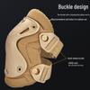 Men's Tactical Knee & Elbow Pad Set for Outdoor Training and Cycling Protection