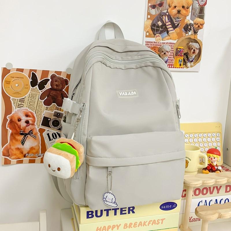Japanese Campus Simple and Versatile Backpack Girl High School Students Junior High School Students School Bag Large Capacity Backpack Trend