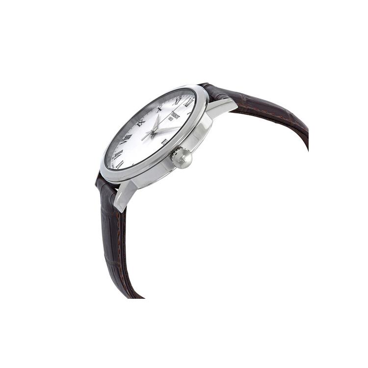 TISSOT Quartz Movement 50 meter Water Resistance Men's Watches Watch 42mm White Dial Stainless Steel Case T129.410.16.013.00