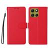 For Motorola Moto G86 Power 5G/G86 5G Case RFID Blocking 3 Card Slots PU Leather Phone Cover with Wrist Strap