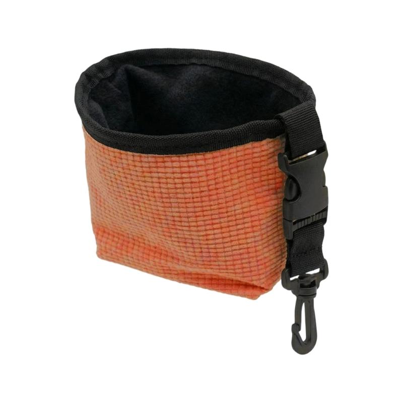Golf Club Cleaning Pouches With Waterproof Liner Detachable Clip Machine Washable Golf Ball Cleaner Bag For Daily Use