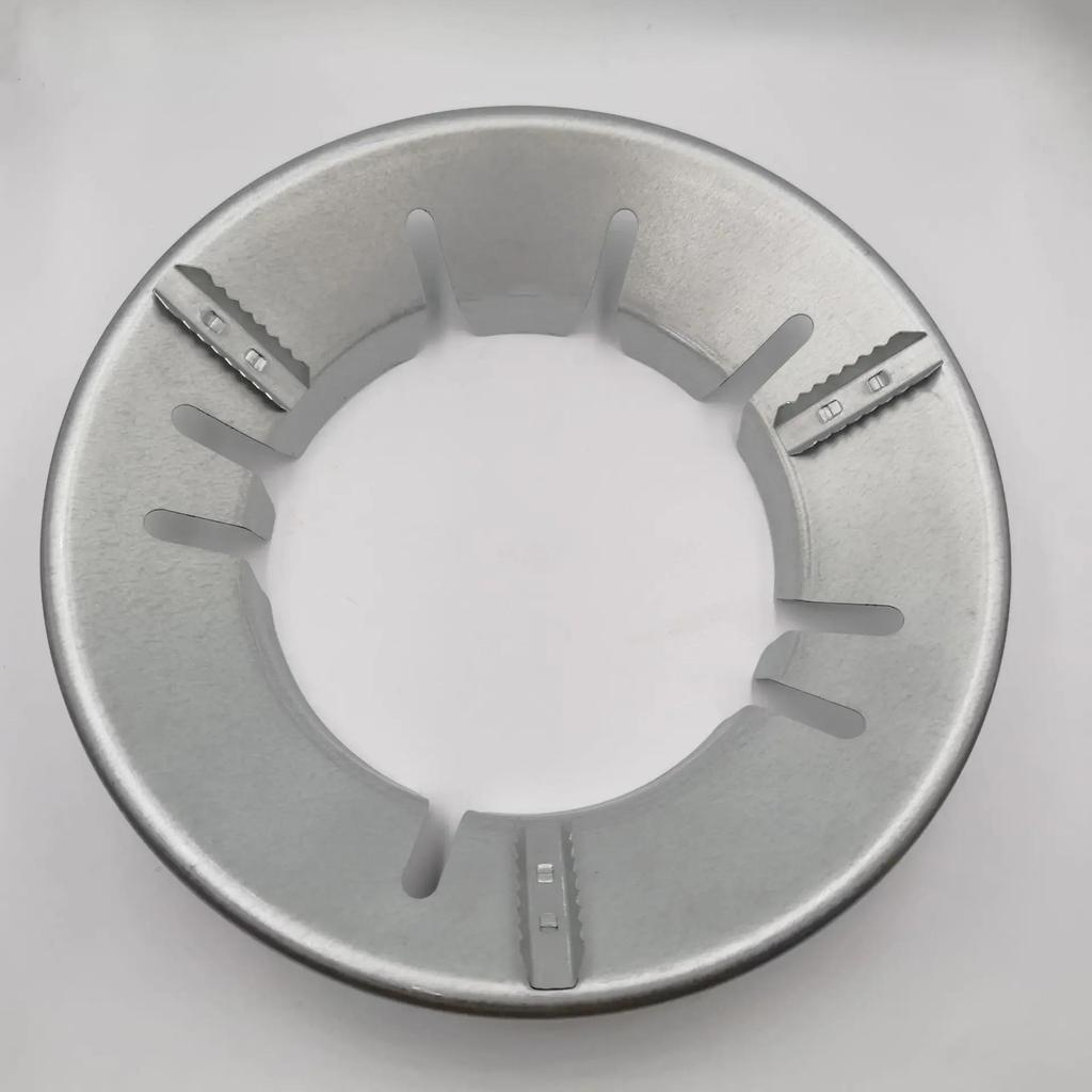 Feuerfester Windschutz Spart Gas Abdeckung Winddichter Ring Rutschfeste Halterung Verdicken Gasherd Energiesparring