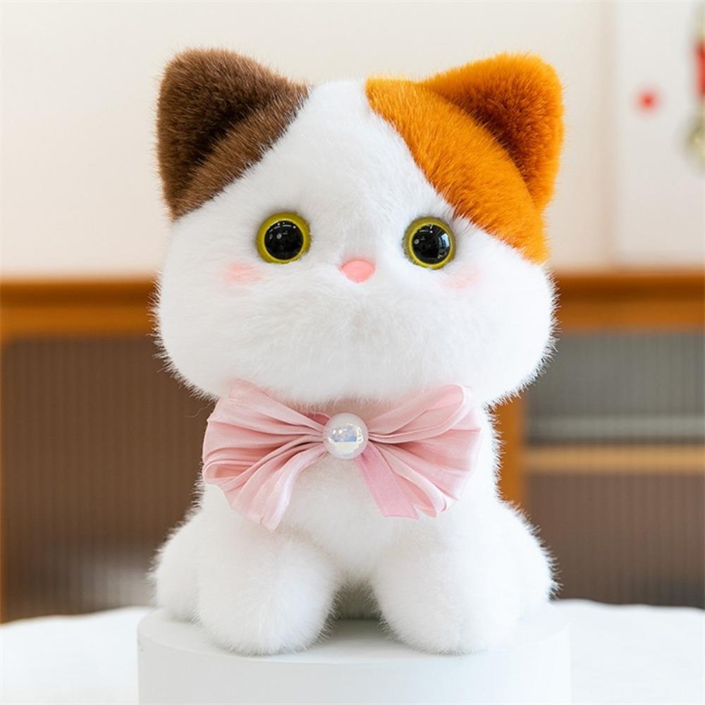 Lazy Ragdoll Cat Plush Toy Siamese Kitten Heterochromatic Cat Doll  Kids Holiday Gifts Style 2