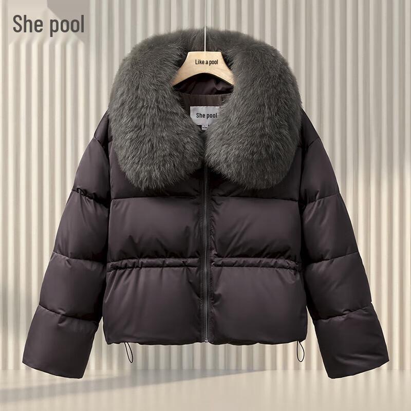 

Женская куртка Tachi с капюшоном, отороченным мехом, 90% пух XL