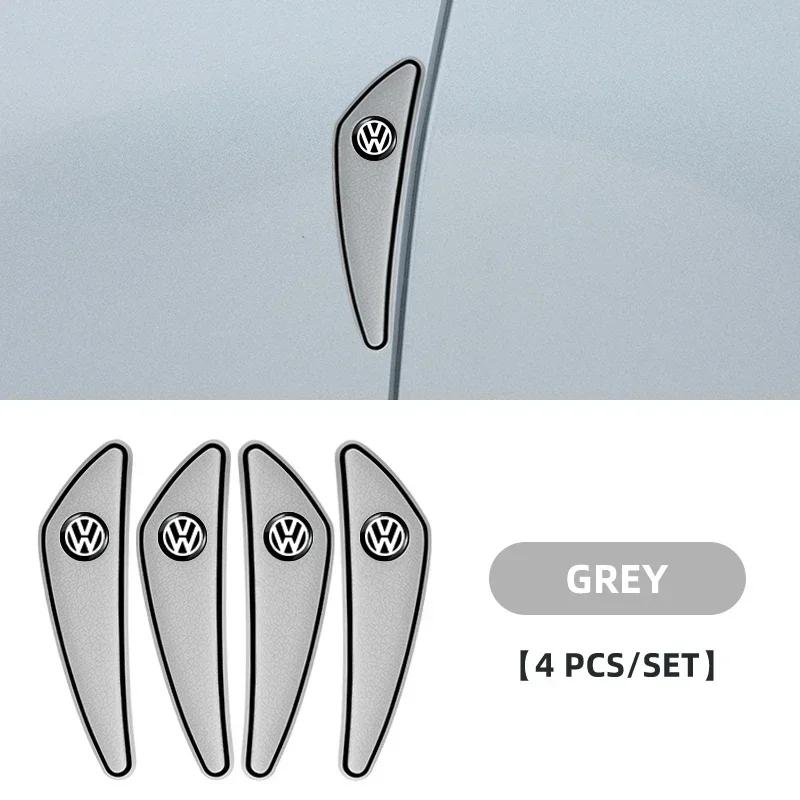 

B5 2025 Hot For Volkswagen 4pcs Car Door Anti-collision Bumper Strip Trim Protector Stickers For Volkswagen VW Golf Polo Tiguan