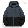 Three-in-One Waterproof Jacket: Heat-Sealed, Detachable, Unisex, Short-Sleeved, for Mountaineering and Sports, Two-Piece Set.