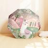 1pc Llama Forest Pattern Umbrella Design Automatic Opening and Closing Umbrella, High-quality Travel Umbrella, Lightweight and Portable, -49