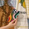 Vibrant Swirl Paint Phone Case for IPhone 17AIR 16E 16 15 14 13 12 11 17 Pro Max Plus Double-layer Back Cover
