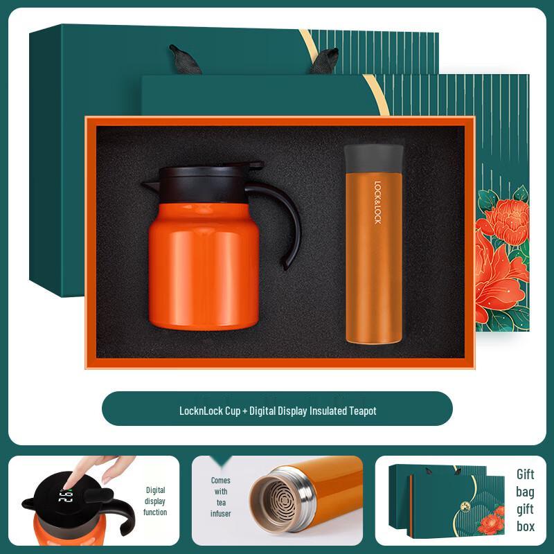 Lock & Lock Thermos & Stew Teapot Business Gift Set