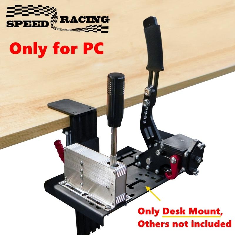 Universal Desk Mount Fixed Bracket For PC USB Handbrake, 6R/7R Hall Sensor H Gear Shifter, Sequential Gear Shifter For Logitech