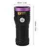 UV 365nm Licht Holzlampe Schwarzlicht Ultraviolett Taschenlampe LED Tragbar Mini Handheld Taschenlampe Detektor für Hundeurin Haustierflecken Harzhärtung