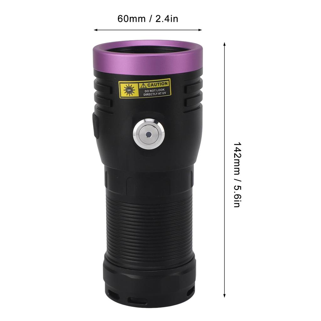 UV 365nm Licht Holzlampe Schwarzlicht Ultraviolett Taschenlampe LED Tragbar Mini Handheld Taschenlampe Detektor für Hundeurin Haustierflecken Harzhärtung