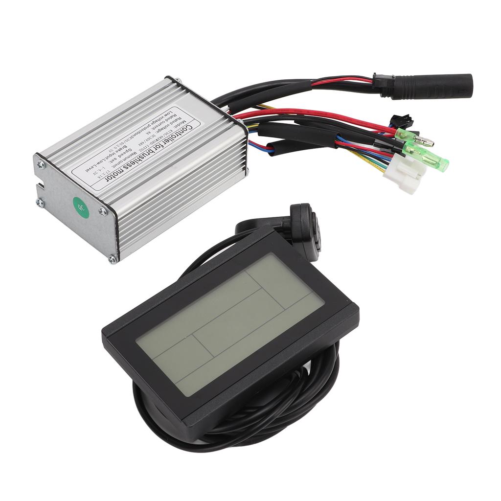 Brushless Motor Controller Kit 17A 36V 48V 350W Controller LCD3 Panel 130X Thumb Throttle 8C Power Assist Sensor Kit