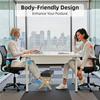 Non-Slip Base Solid Wood Footrest Natural Solid Wood Office Foot Stool  Gaming Setup