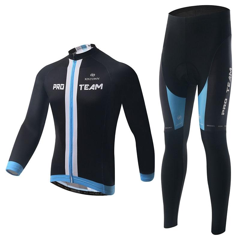 

Весенне-осенний комплект одежды для езды на велосипеде, спортивные трикотажные изделия для велоспорта, мужские быстросохнущие костюмы для велосипедной одежды XXXL