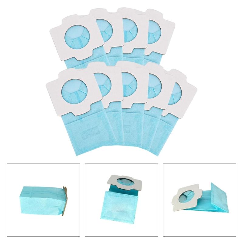 Packung mit 9 Praktischen Staubsaugerbeuteln Staubsaugerteil Staubsaugerzubehör Staubsaugerbeutel Vliesstoffstruktur Einfacher Austausch