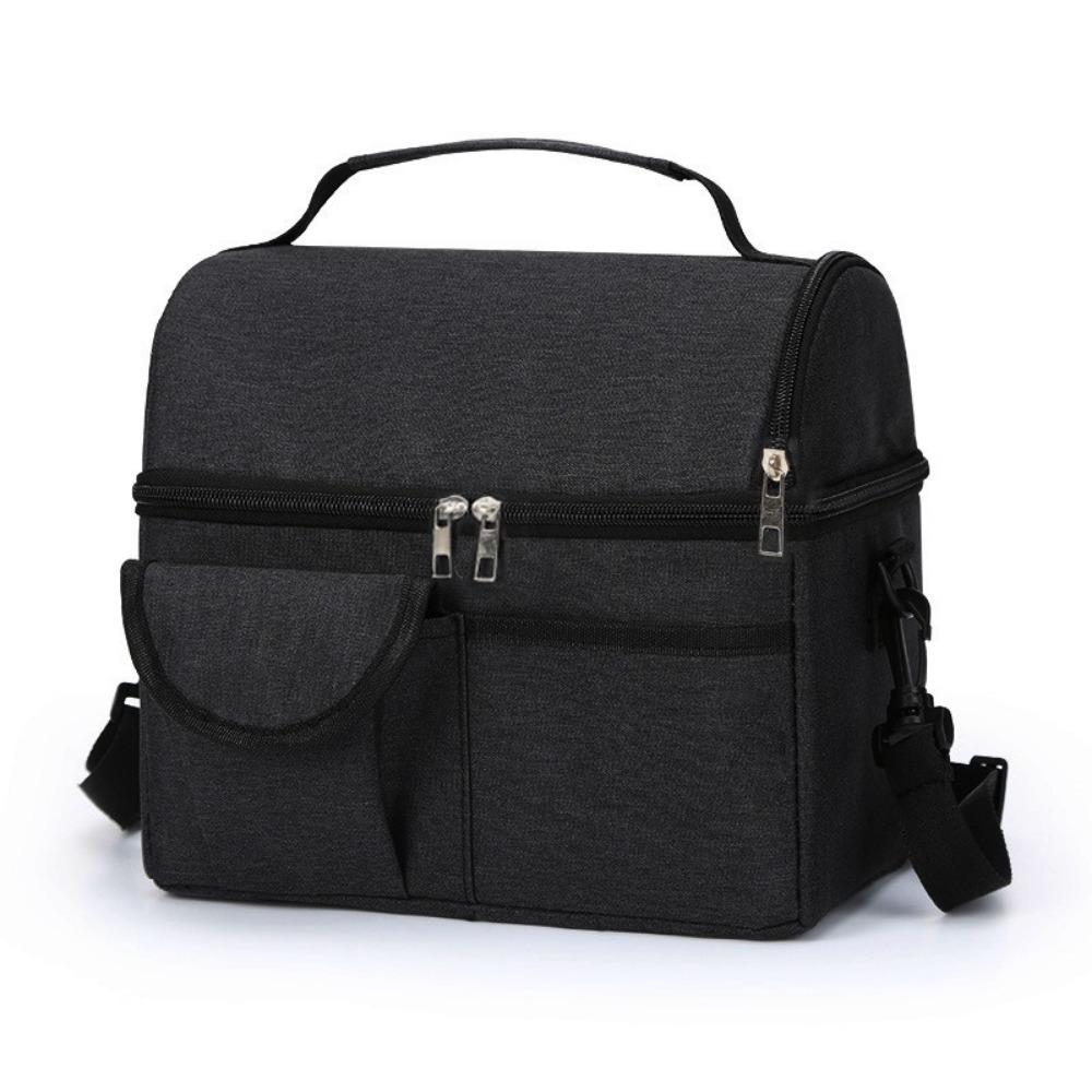 Thermal Lunch Bag Waterproof Cooler Pack Portable Mommy Bag  Office