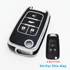 4 Buttons Tpu Keyless Shell Holder Car Key Cover Case For Chevrolet Cruze Buick Opel Astra Zafira Meriva Insignia Corsa Antara