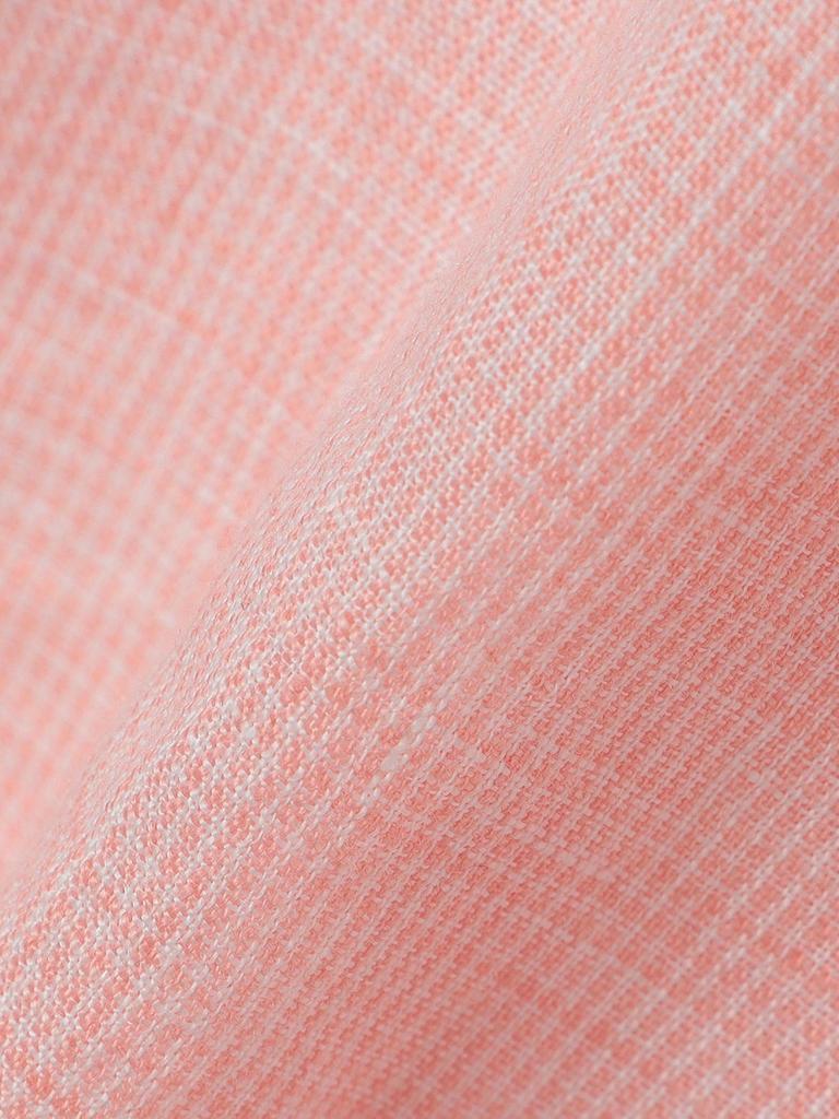 Ships Colors Herren Maschinenwaschbares Leinen Capri Pulloverhemd, Orange, Größe M, 211330001