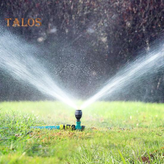 360-Degree Rotating Lawn Sprinkler with Stake Large Area Coverage Adjustable Garden Yard Sprinkler Efficient Stable Irrigation Tool