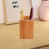 2 Pcs Bamboo Pen Holder Desk Cup Storage ganizer Stationery Container Tabletop Holder For Pencil Case Diy Bucket Rack Stand