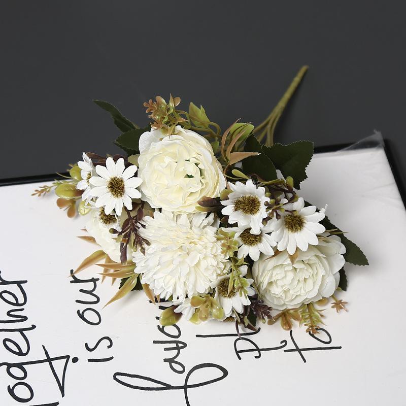 European Style Peony Artificial Flowers for Home, Wedding, and Photography Decoration