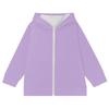 Children's Relaxed-Fit Zipper Hooded Sweatshirt Jacket Color Hoodie With Pockets