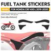 Motorcycle sticker For  HONDA CRF 250 R 2018-2020 Gas Tank Pad Sticker Rubber Black Gas Fuel Tank Sticker Anti Scratch
