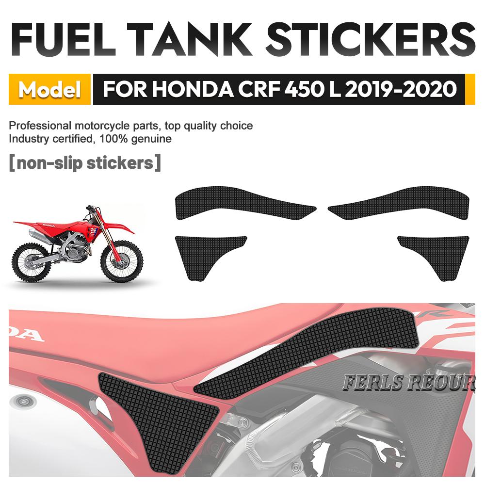 Motorcycle sticker For HONDA CRF 250 R 2018-2020 Gas Tank Pad Sticker Rubber Black Gas Fuel Tank Sticker Anti Scratch