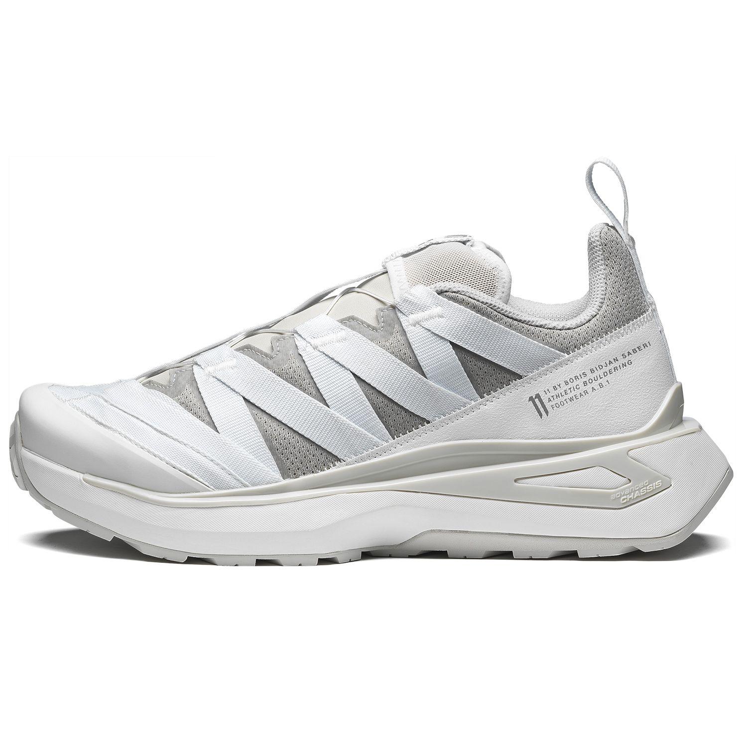 

SALOMON 11 от Bbs X 11S Удобные Универсальные Нескользящие Износостойкие Дышащие Кроссовки с Низким Верхом Унисекс кроссовки Белые 473925 44