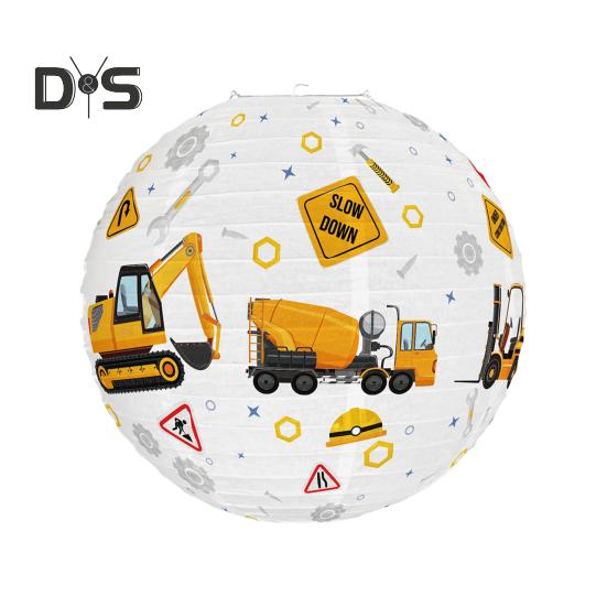 

Экскаватор Бумажные Фонарики Строительная Тематическая Вечеринка Декор Праздничная Атмосфера Создатель Дверей Спальни Гостиной B