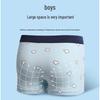 Set of Four Boys' Pure Cotton Boxer Briefs - Children's Shorts for Middle and Big Kids