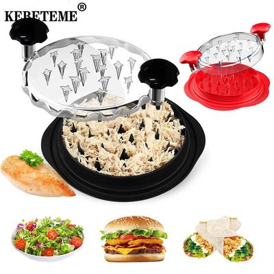 Strumento per triturare il pollo con coperchio, tritacarne versatile antiscivolo per carne di manzo e maiale per la cucina di casa
