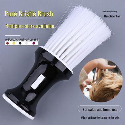 Beauty & Hair Tools: Talcum Powder Neck Brush & Soft Bristle Duster for Barber Shops