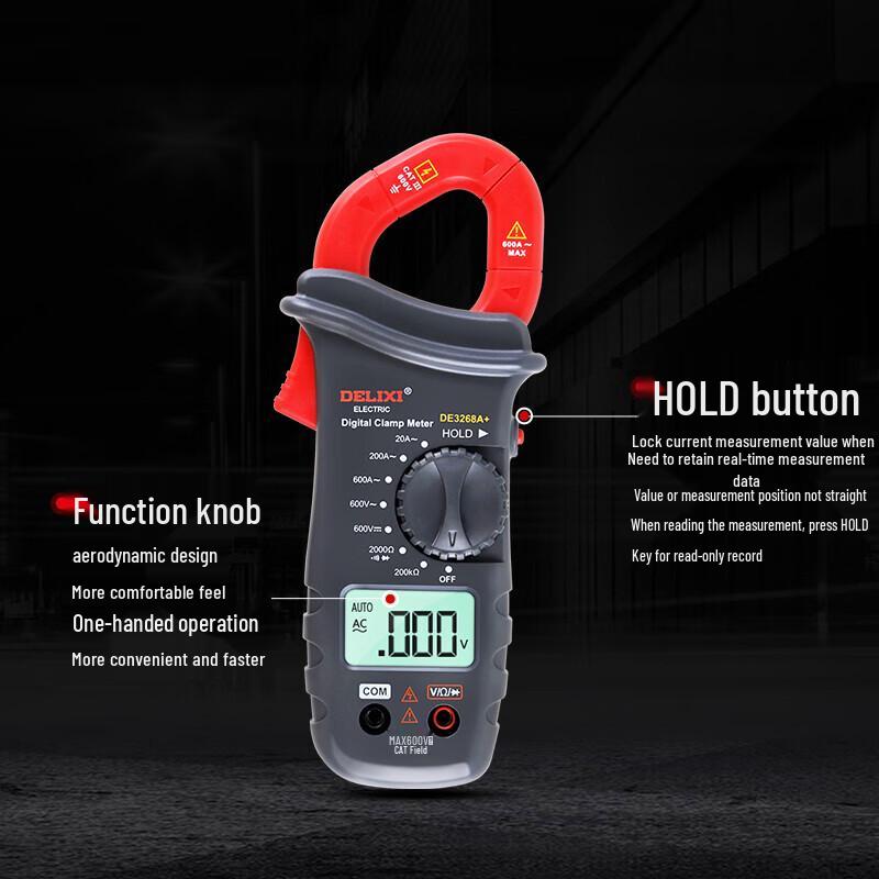 DELIXI ELECTRIC DE2008A AC Digital Clamp Meter