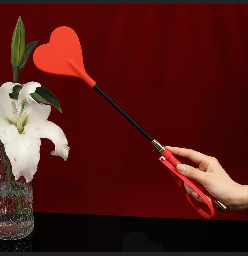 Silicone Slap Riding Crop: SP Leather Erotic Whip for Couples' Play